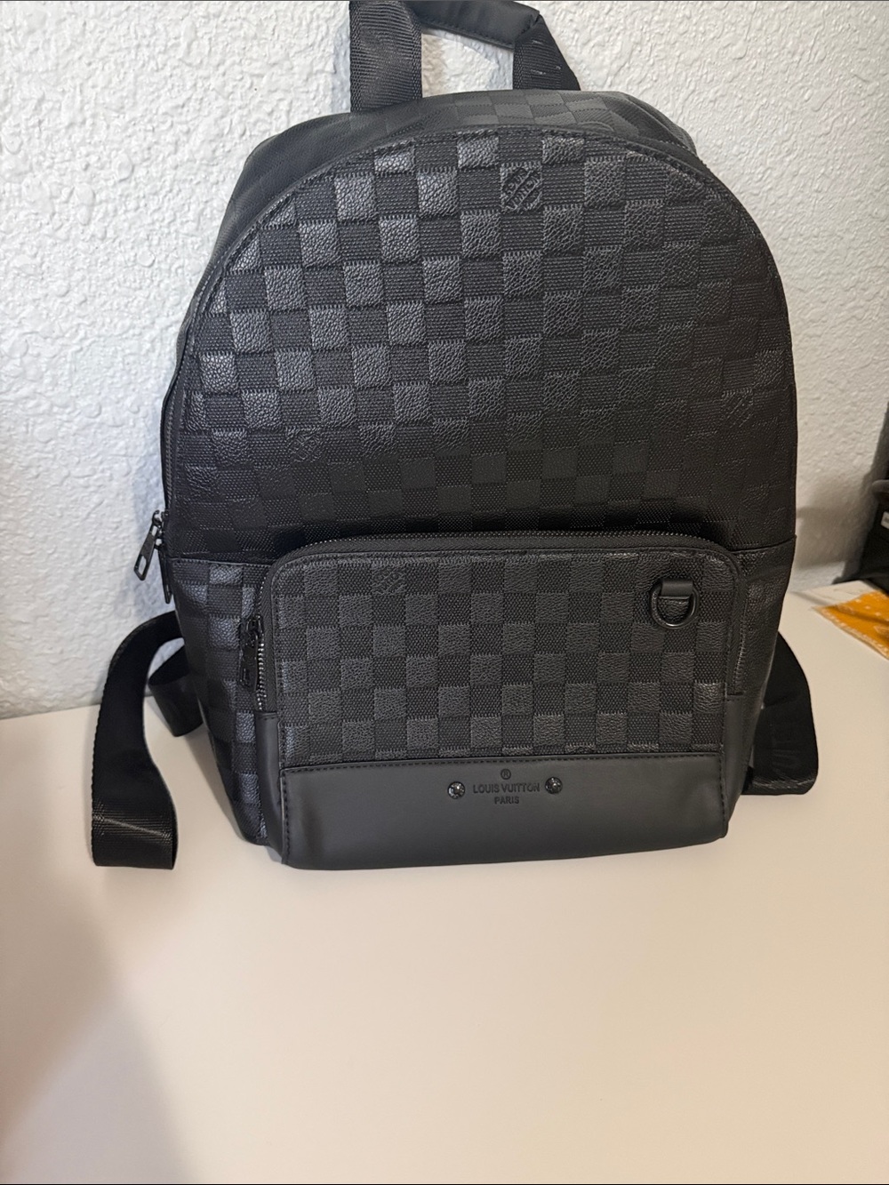 Black Damier Graphite Backpack